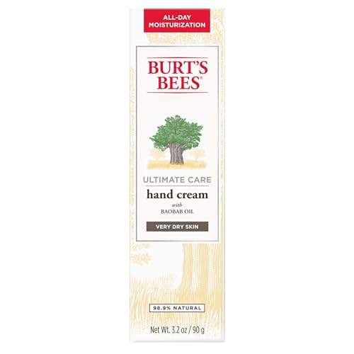Burt's Bees Ultimate Care Hand Cream - 3.2 Oz, Unscented, Moisturizing for Dry Skin