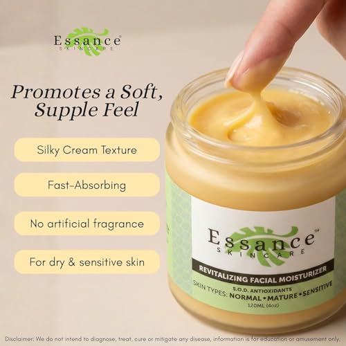Lightweight Facial Moisturizer with Sea Buckthorn - 4oz Hydrating Face Cream