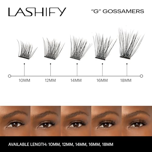 Lashify Gemini 10mm Gossamer False Lashes Voluminous Wispy Eyelash Extensions