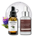 Korean Bakuchiol & Beta-Glucan Serum Bundle ? 30,000 ppm Bakuchiol & 400,000 ppm Beta-Glucan for Wrinkle Reduction, Skin Firming & Intense Hydration ? Anti-Aging & Soothing Korean Skincare for Sensiti