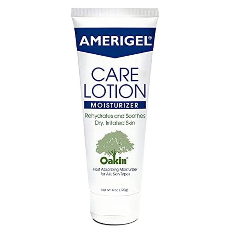 AMERIGEL Total Day & Night Skin Care Bundle - Care Lotion Hypoallergenic Moisturizer & Diabetic Skin Care (6 oz.) - Barrier Lotion Skin Protectant To Protect Chafed Skin (6 oz.)