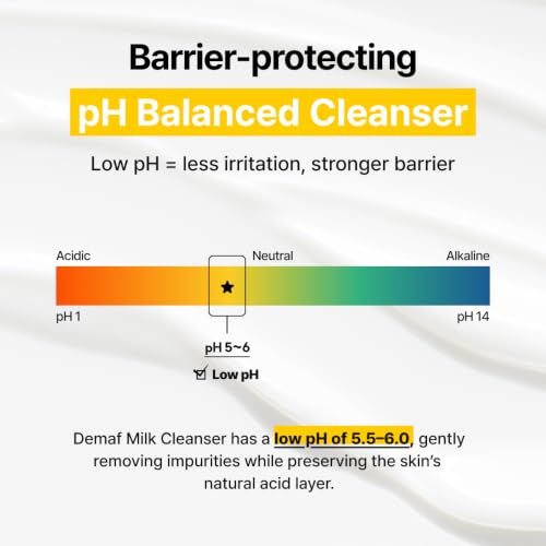 Creamy Milk Cleanser for Sensitive Skin - Barrier-Boosting Face Wash 10.14 Fl Oz