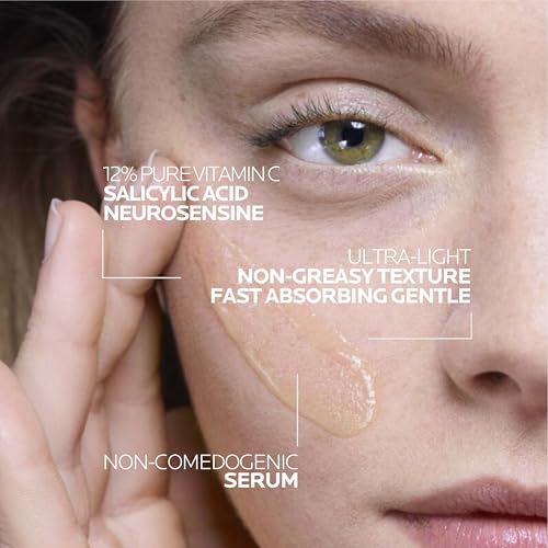 Vitamin C Serum with SPF 50 for Face - Hydrating Hydracare & Salicylic Acid, 2-Pack for Normal & Oily Skin - Variation of UV Tone SPF 50 / 2.71