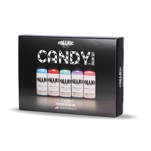 Dynamic Color Candy Set - 5 Vibrant Soft Gummy Tones, Made in USA, 1 oz