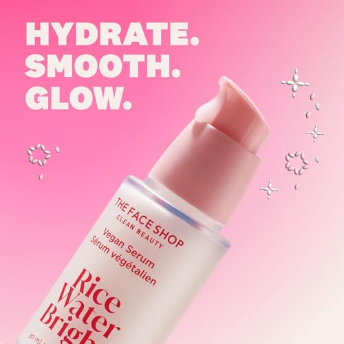 Rice Water Bright Vegan Face Serum - Brightening & Hydrating Skin Care