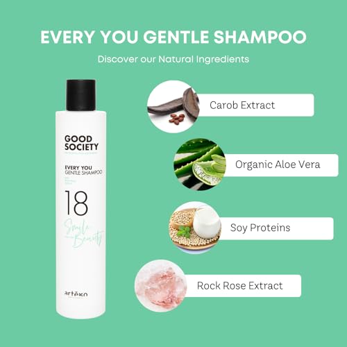 Artègo Every You Gentle Shampoo 8.5 Fl Oz - Daily Hydrating & Strengthening Hair Cleanser - Suitable for All Hair Types
