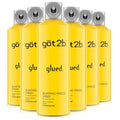 Extra Strong Hair Spray for Spikes & Styles - Long-Lasting Hold, Wind & Humidity Resistant, Pack of 6
