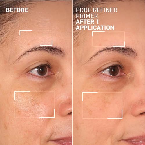 Dr. Brandt Pores No More, Pore Refiner Primer - Instantly Minimizes the Appearance of Pores, Absorbs Oil & Mattifies Shine - 0.5 fl oz, Pack of 2