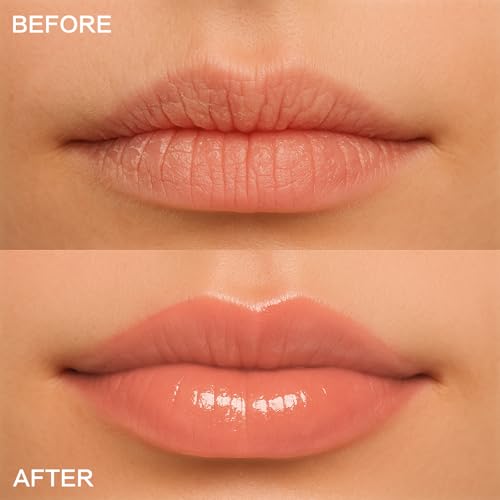 UCANBE Butter Lip Gloss, Hydrating & Moisturizing Lipgloss with Metal Tip, Lightweight, Non-Sticky, Smooth, Nourishing for High-shine Finish(01 Clear)