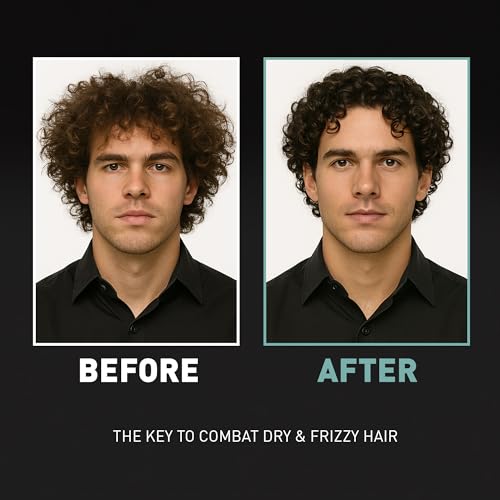 CRVFT Daily Leave-In Conditioner for Men AM - Hair Moisturizer & Oil, 3oz