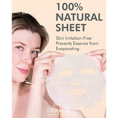 DERMAL 39 + 24 Combo Pack Collagen Essence Full Face Facial Mask Sheet
