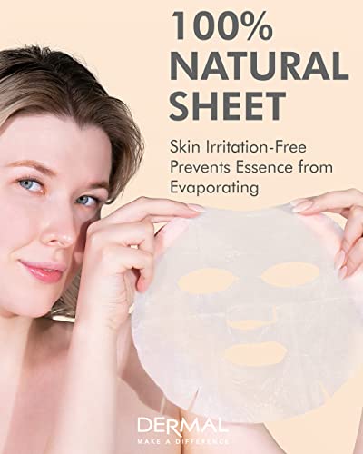 Collagen Face Mask Sheet Pack - 39 Varieties for Hydration & Brightening