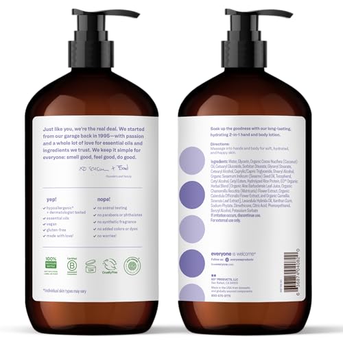 Everyone 2-in-1 Hand & Body Lotion Lavender & Aloe 32 oz 2-Pack - Calming Moisturizer
