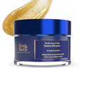 Gold Face Scrub for Glowing Skin - Exfoliating & Tan Removal with Aloe Vera & Walnut - Unisex Ayurvedic Face Cleanser - 1.7 Oz