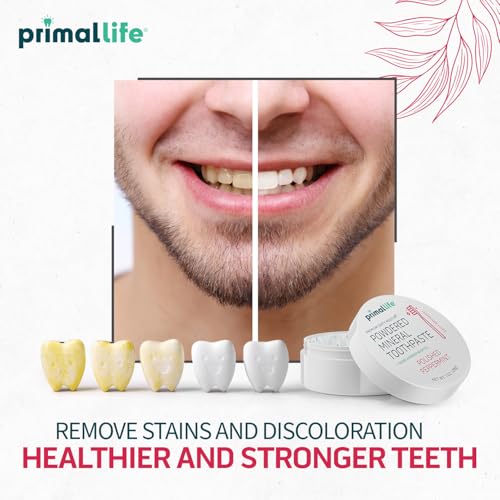 Polished Peppermint Organic Toothpowder - Vegan Natural Oral Care, 1 oz