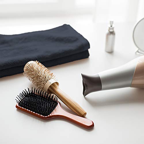 Navy Bleach-Resistant Salon Towels 12 Pack - 100% Cotton Hair & Spa Towels