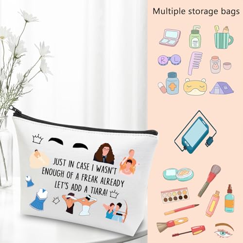 Princess Movie Diaries Makeup Bag Mia-Thermopols Gifts Princess Genovia Cosmetic Pouch Movie Fan Gifts (Diaries bag)