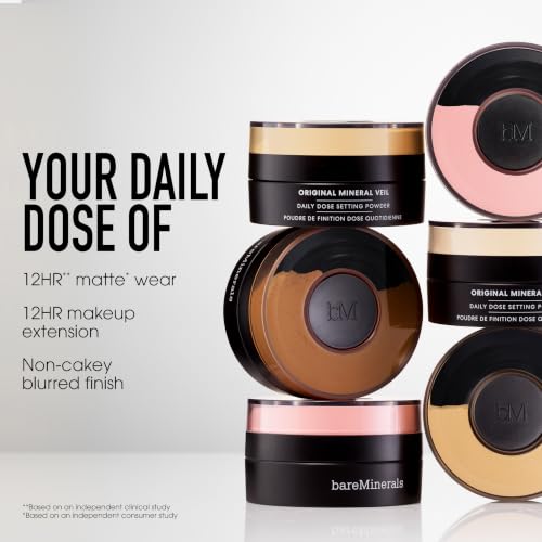 bareMinerals Mineral Veil Daily Dose Setting Powder - Sheer Pinky Peach 0.45 oz