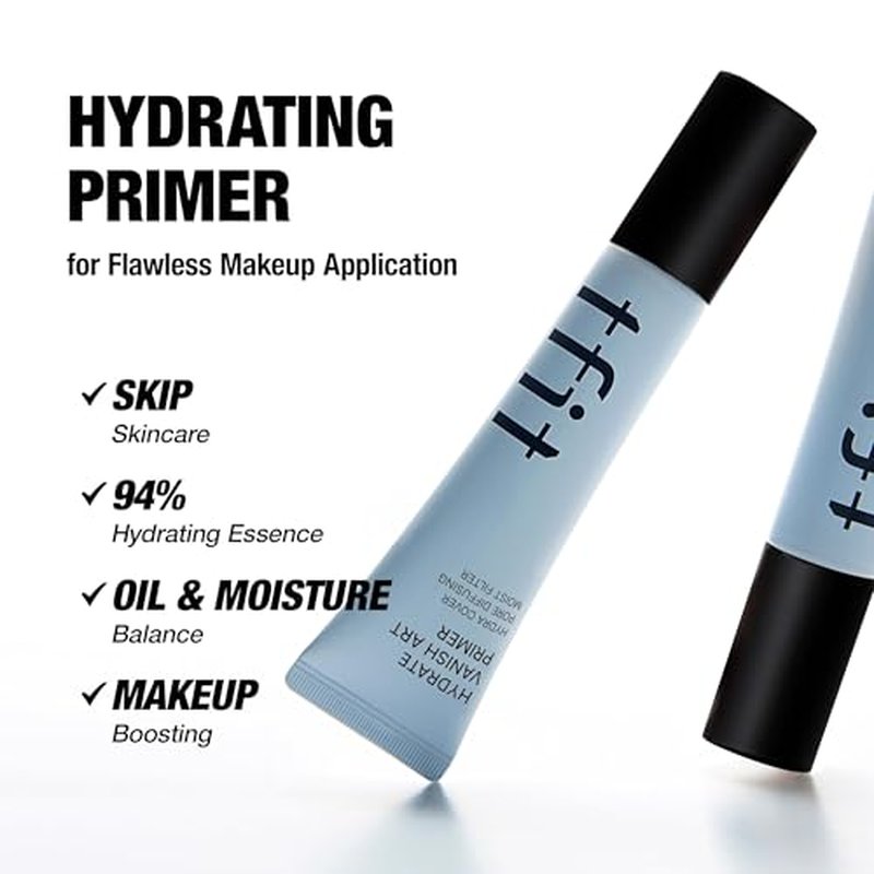 Hydrate Vanish Art Primer ? Deep Moisturizing Makeup Base for Dry & Sensitive Skin, Smooth Pore Perfecting, Lightweight & Dewy Finish - 1.01 FL.Oz