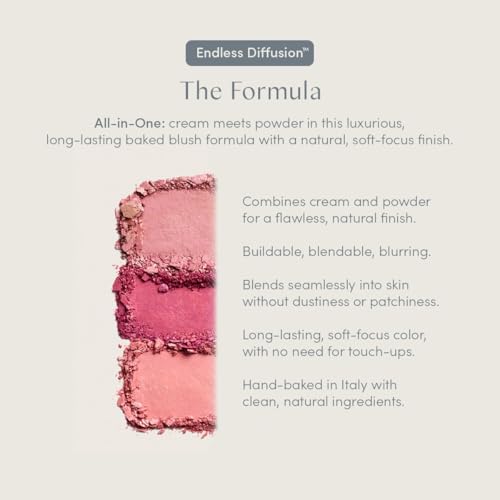 Ravie Beauty Endless Diffusion¢â Baked Blush - Long-Lasting, Buildable, Smooth & Natural Finish (Paradise, 0.25oz)