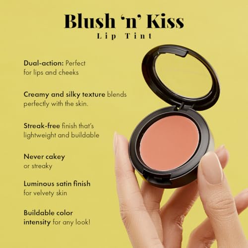 Cream Blush for Cheeks & Lips - Watermelon, Long-Lasting & Buildable