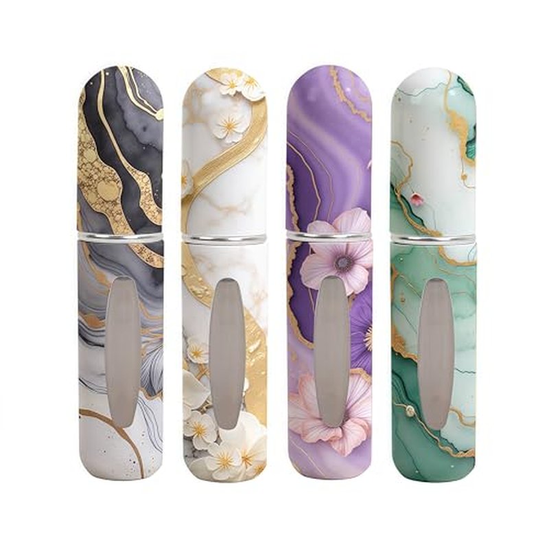 4PCS Portable Mini Refillable Perfume Atomizer Bottle, 5MLTravel Perfume Refill Bottle, Small Atomizer Refillable Spray Bottle,Travel and Outings Spray Boxes Dispensers