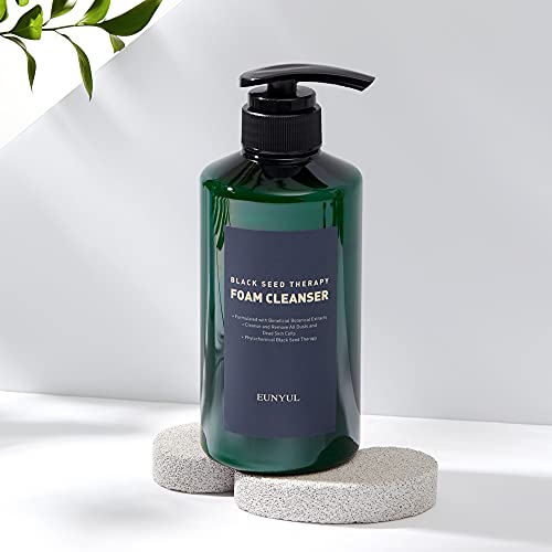 EUNYUL Blackseed Foam Cleanser 16.9fl.oz (500ml) Korean Skincare Large Size Face Wash Facial Foaming Cleanser