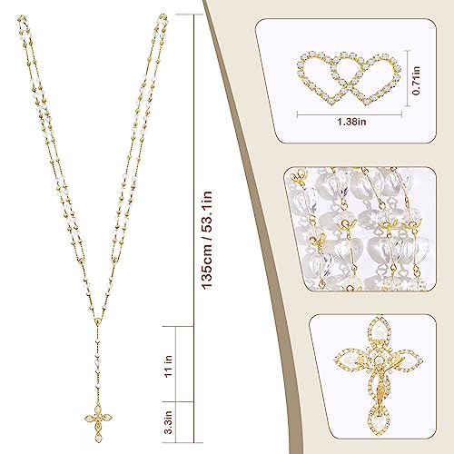 Catholic Wedding Arras Set with Lazo and Coins - Wedding Ceremony Accessories