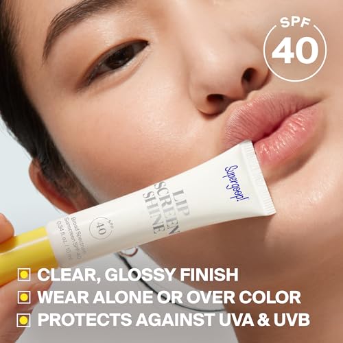SPF 40 Lip Gloss with Sun Protection & Moisturizing Oils - Clear Lip Balm