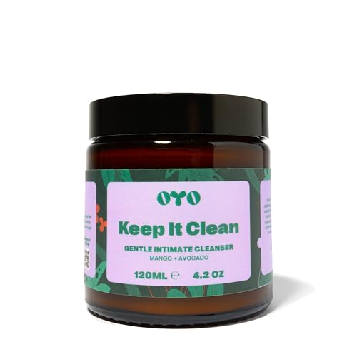 Keep It Clean by OYO Gentle Intimate & Pre-Shave Cleanser for Women, Bikini & Underarms, pH-Balanced, 120 mL (Variation: Keep It Clean Cleanser)