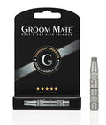 Stainless Steel Nose & Ear Hair Trimmer - Manual, Eco-Friendly, No Batteries