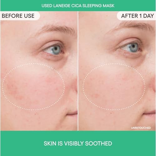 LANEIGE Cica Sleeping Mask: Korean Sensitive Skin Sleeping Mask for Soothing Hydration & Barrier Repair