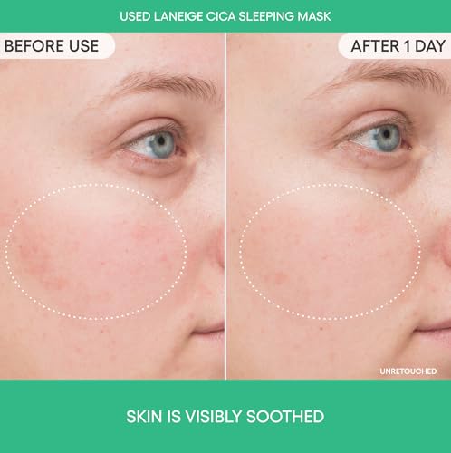 LANEIGE Cica Sleeping Mask 2oz Korean Hydrating Face Balm for Sensitive Skin