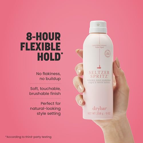 Drybar Seltzer Spritz Flexible Hold Hairspray 9oz - Vegan Cruelty-Free, Fast Drying, Soft Finish