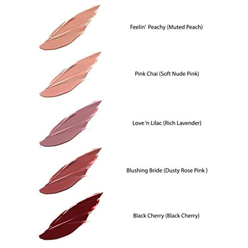 Mom's Secret Natural Matte Lipstick, Organic, Long Lasting, Vegan, Gluten Free, Cruelty Free, Made in the USA, 0.12 oz. (Blushing Bride)