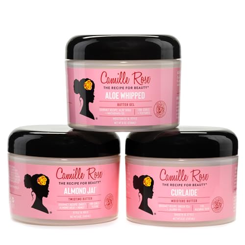 Camille Rose Curlaide Moisture Butter Curl Cream 8 Oz Pack of 2 - Nourishing Hair Moisturizer