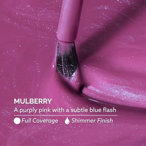 Dazzle Dry Mulberry Nail Lacquer Step 3 - Long-Lasting, Quick-Dry Polish