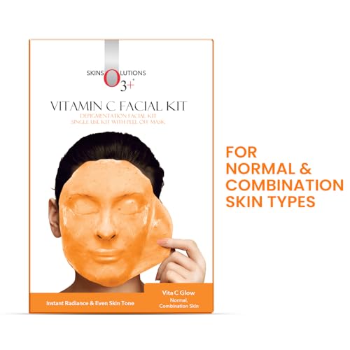 Vitamin C Facial Kit with Peel-Off Mask for Radiance & Even Skin Tone - 45g