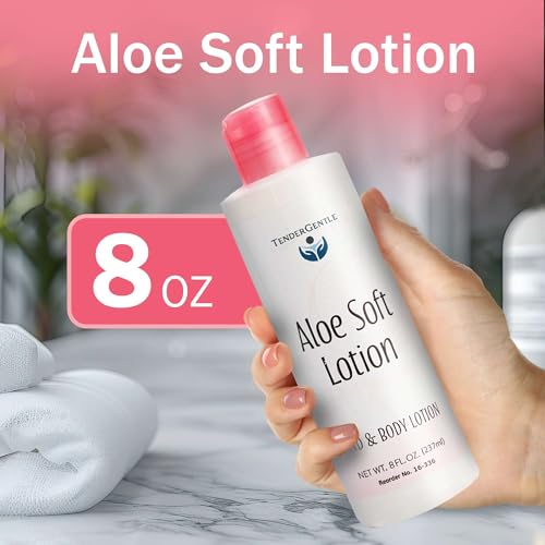 Aloe Lotion for Hands and Body - 6 Bottles with 8 oz of Aloe Vera Lotion for Dry Skin - Good for Sensitive Skin and Extra and Severely Dry Skin - Aloe Vera Moisturizer
