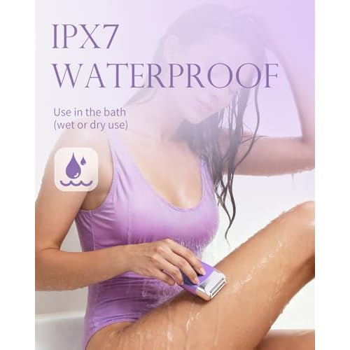 Cordless Electric Razors for Women, Travel Electric Shaver with LED Display, IPX7 Waterproof Wet Dry, Rechargeable Body Trimmer Shaver for Pubic, Face,Bikini,arms, Legs