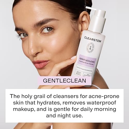 Gentleclean Vitamin C Calming Facial Cleanser - Goldenseal & Green Tea - 6 Fl Oz - Cruelty Free & Gluten Free - Suitable for All Skin Types