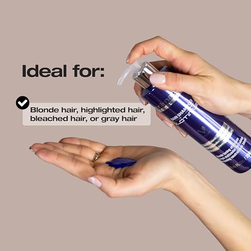 Violet Hair Toner Shampoo for Blonde, Bleached & Gray Hair - 8.45 Fl Oz - Neutralizes Yellow Tones
