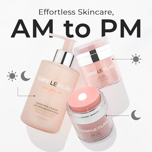 SIMPLE PLAN Advanced Moisturizing Day Cream ? Hydrating Face Moisturizer with Hyaluronic Acid & Ceramides, Fragrance-free Facial Moisturizer for Women & Men, Daily Moisturizer for Sensitive Skin 50 ML