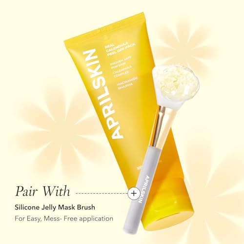APRILSKIN Calendula Peel Off Pore-Minimizing Facial Mask with Jelly Brush