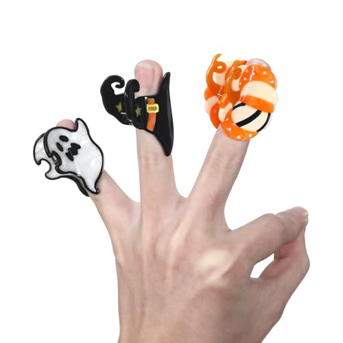 Halloween Hair Clips Ghost Pumpkin Witch Hat Acetate Hair Accessories - Variation of THIS listing