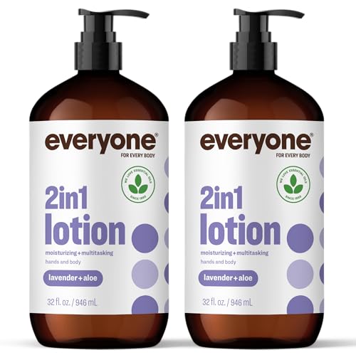 Everyone 2-in-1 Hand & Body Lotion Lavender & Aloe 32 oz 2-Pack - Calming Moisturizer