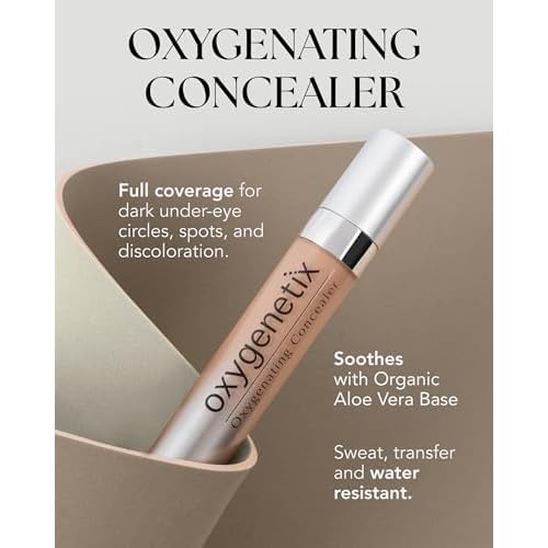 Oxygenetix Oxygenating Concealer ? N-1.0 | Full Coverage for Dark Circles, Face & Body | Lightweight, Sweat-Resistant Formula