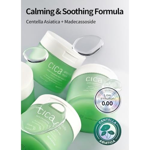 BEAUDIANI CICA Ampoule Mask Pads (Spot Mask) ? Round Pre-Soaked Calming Pads with 3,026 PPM Centella Asiatica, 5-Hyaluronic Acid & Peptide Complex, Low-Irritation Tested, 100 Pads / 150ml