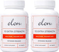 Elon R3 Extra Strength Hair Growth Supplements - 60 Count Pack of 2 with Biotin & Collagen