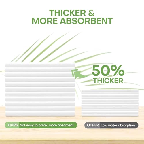 Disposable Face Compressed Towels Tablets 500 Pcs - White, Thick & Eco-Friendly, Reusable Travel Towels